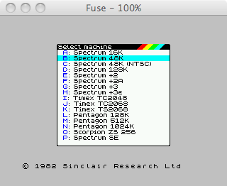 zx spectrum emulator