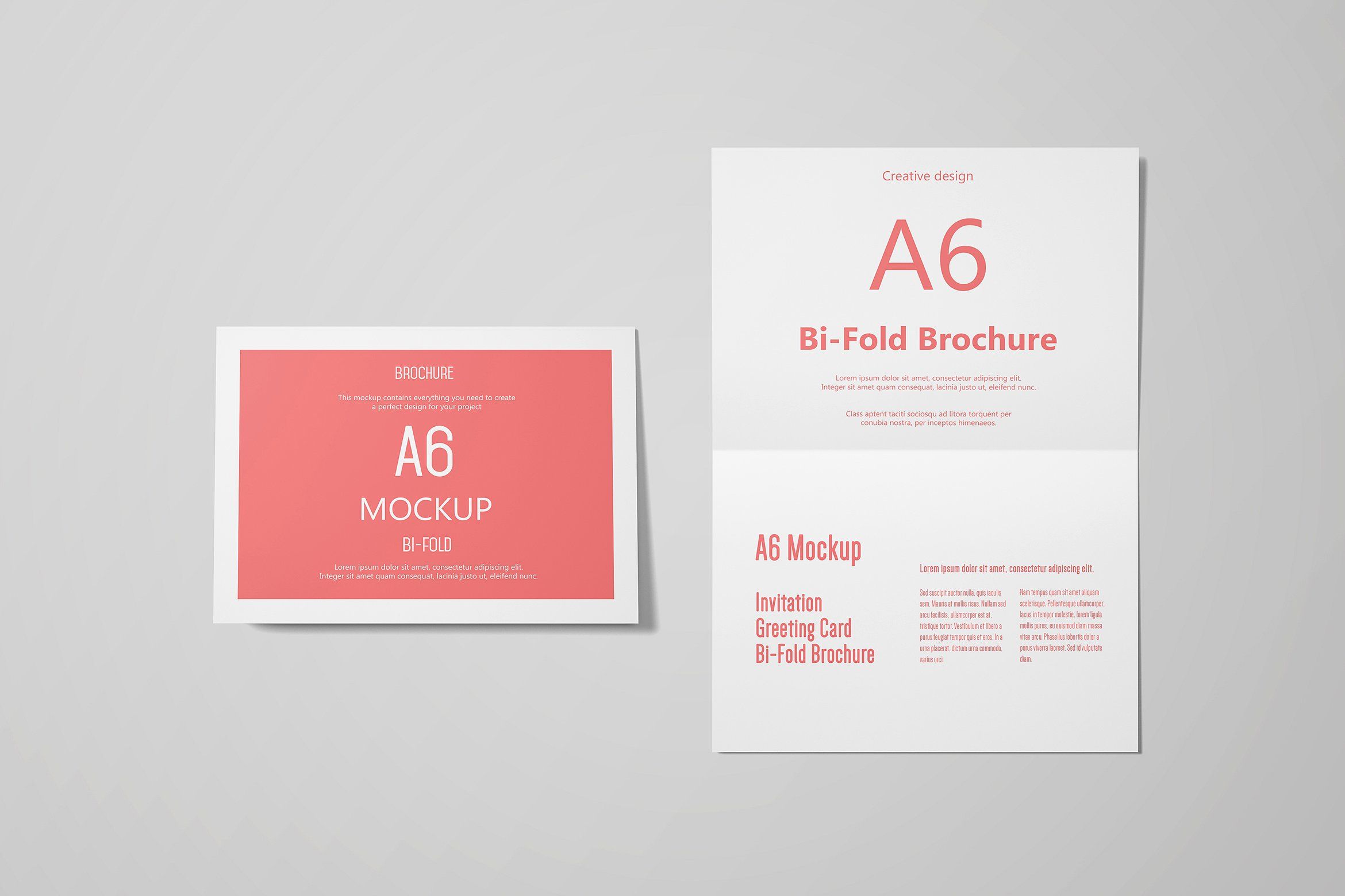 a5 greeting card template psd format